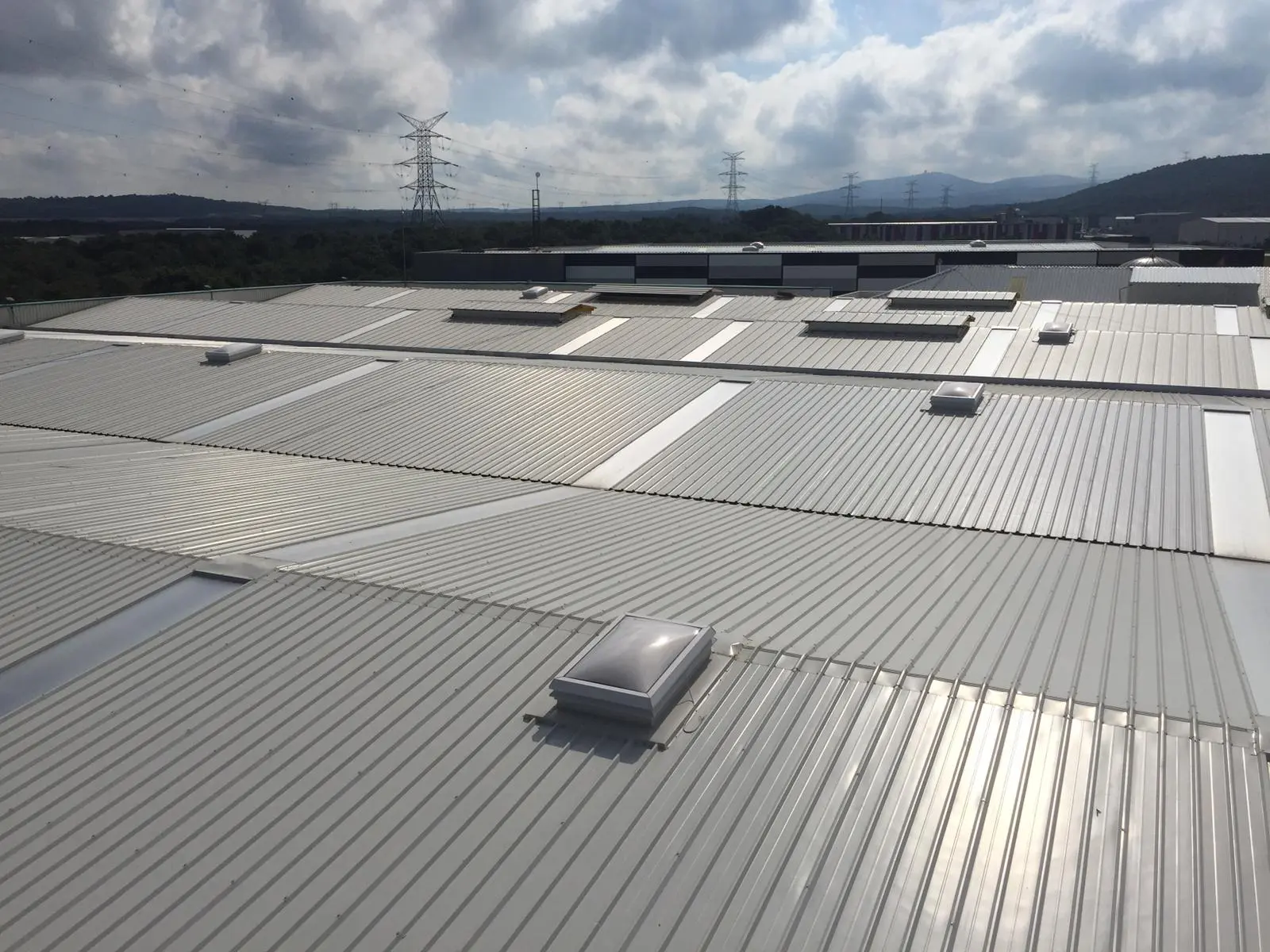 Işıklıklı Endüstriyel Panel Çatı